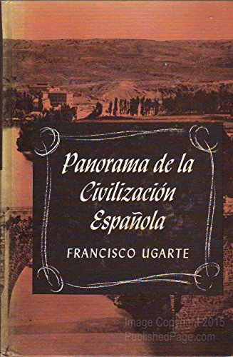 Imagen de archivo de Panorama de la Civilizacion Espanola a la venta por Hammonds Antiques & Books