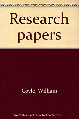 Stock image for Research papers for sale by Bookmans