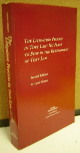 Stock-Bild f�r Litigation Process in Tort Law