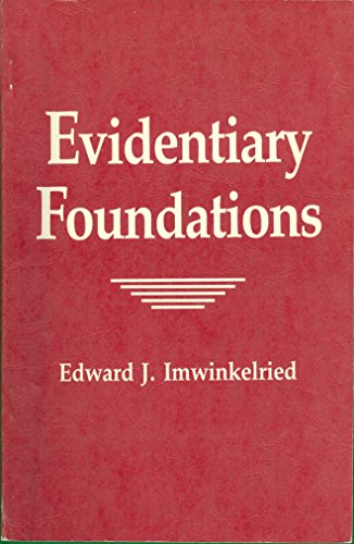 Beispielbild fr Evidentiary Foundations zum Verkauf von Better World Books