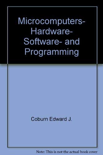 Beispielbild fr Microcomputers, hardware, software, and programming zum Verkauf von Books From California
