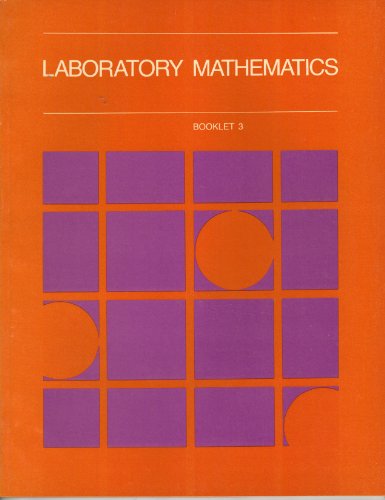 Stock image for LABORATORY MATHEMATICS, Booklet 3 * for sale by L. Michael