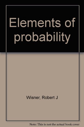 Stock image for Elements of Probability for sale by TranceWorks