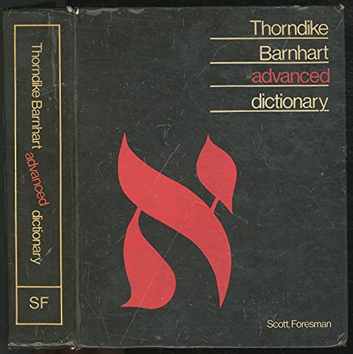 Imagen de archivo de Thorndike Barnhart Advanced Dictionary a la venta por -OnTimeBooks-