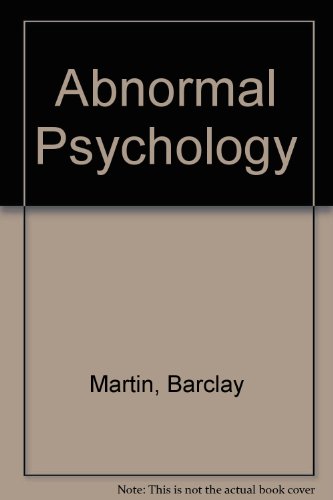 Stock image for Abnormal Psychology for sale by Book Lover's Warehouse