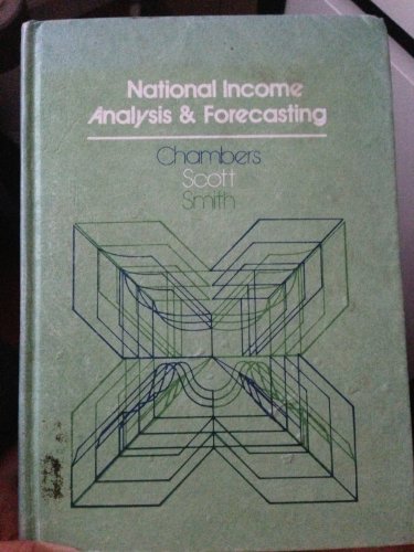 Imagen de archivo de National income analysis & forecasting a la venta por HPB-Red