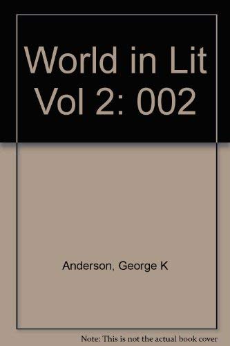 Imagen de archivo de World in Literature, Volume II 2e a la venta por ThriftBooks-Dallas