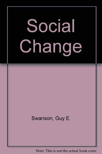 Stock image for Social change (Scott, Foresman introduction to modern society series) for sale by ThriftBooks-Dallas