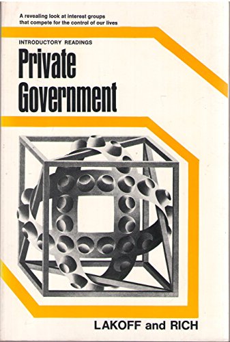Private Government. Introductory Readings