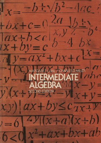 9780673079862: Intermediate Algebra
