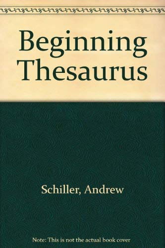 Imagen de archivo de Scott Foresman Beginning Thesaurus a la venta por Top Notch Books