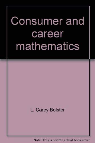Stock image for Consumer and career mathematics for sale by Nealsbooks