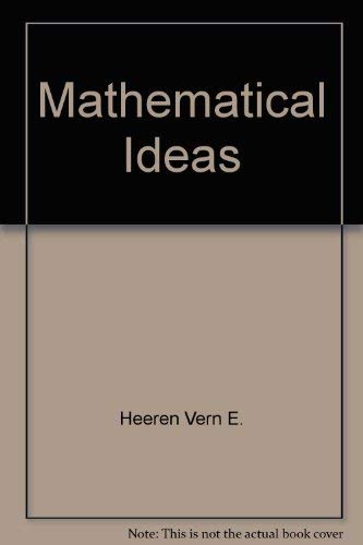 Stock image for Mathematical Ideas, 3rd edition for sale by BookDepart