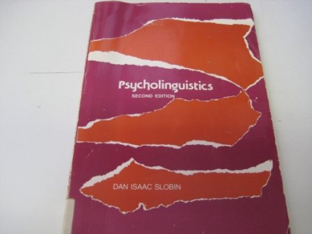 Imagen de archivo de Psycholinguistics a la venta por Better World Books