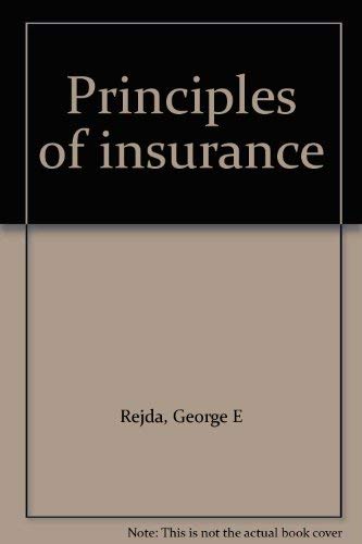 9780673153449: Principles of insurance