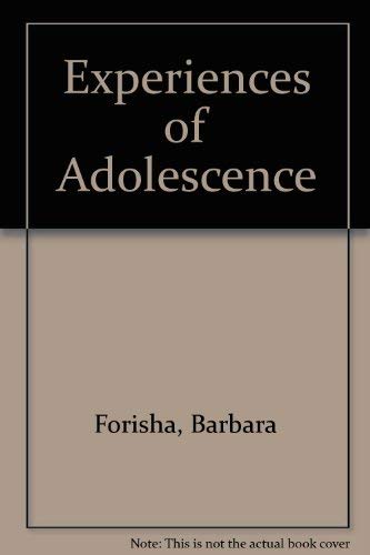 9780673153531: The Experience of Adolescence: Development in Context