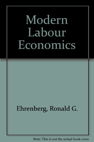 Imagen de archivo de Modern labor economics: Theory and public policy a la venta por Solr Books