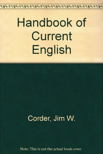 Stock image for Handbook of Current English for sale by SecondSale