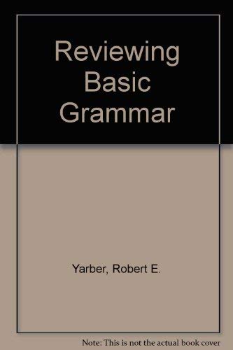 9780673160430: Reviewing Basic Grammar