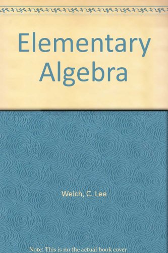 Stock image for Elementary Algebra for sale by dsmbooks