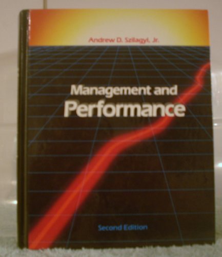 Beispielbild fr Management and Performance zum Verkauf von Better World Books