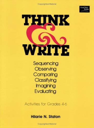 Beispielbild fr Think and Write : Activities for Grades 4-6 zum Verkauf von Better World Books