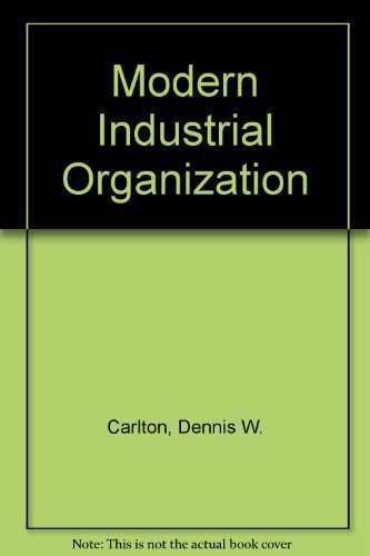 Stock image for Industrial Organization for sale by Better World Books: West