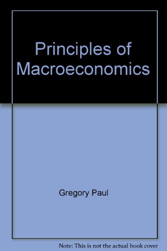 Beispielbild fr Principles of Macroeconomics zum Verkauf von dsmbooks