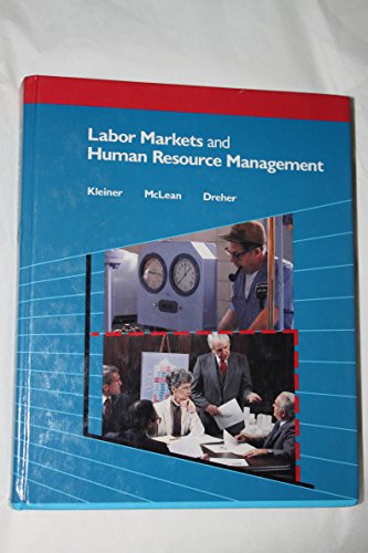 Stock image for Labor Markets and Human Resource Management for sale by Mispah books