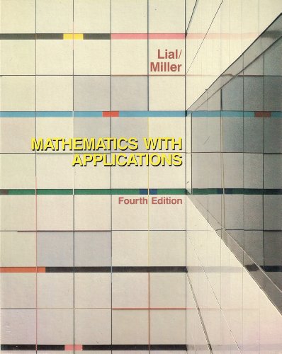 Stock image for Mathematics with Applications in the Management, Natural and Social Sciences for sale by HPB-Red