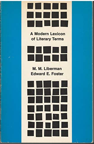 Beispielbild fr Modern Lexicon of Literary Terms zum Verkauf von Wonder Book