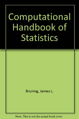 9780673187789: Computational Handbook of Statistics