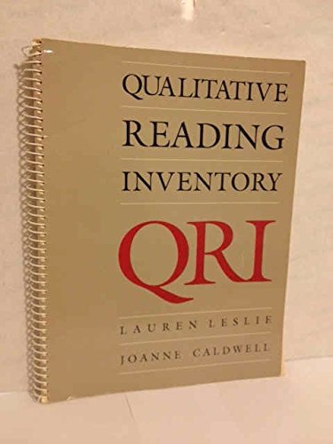 Beispielbild fr Qualitative Reading Inventory zum Verkauf von Solr Books