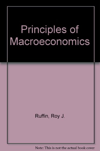 Stock image for Principles of macroeconomics for sale by HPB-Red