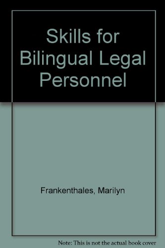 9780673192608: Skills for Bilingual Legal Personnel