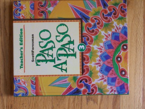 Stock image for PASO A PASO 3 TEACHER'S EDITION for sale by Allied Book Company Inc.