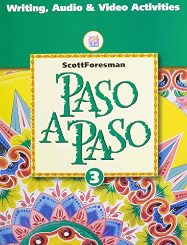9780673216779: Paso a Paso: Writing, Audio & Video Activities : Level 3