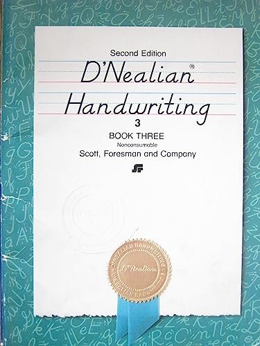 Imagen de archivo de D'NEALIAN HANDWRITING BOOK 3 SECOND EDITION a la venta por mixedbag