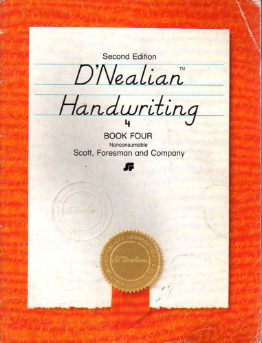 Imagen de archivo de D'NEALIAN HANDWRITING BOOK 4 SECOND EDITION a la venta por mixedbag