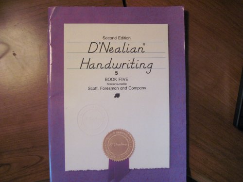 Imagen de archivo de D'NEALIAN HANDWRITING BOOK 5 SECOND EDITION a la venta por mixedbag