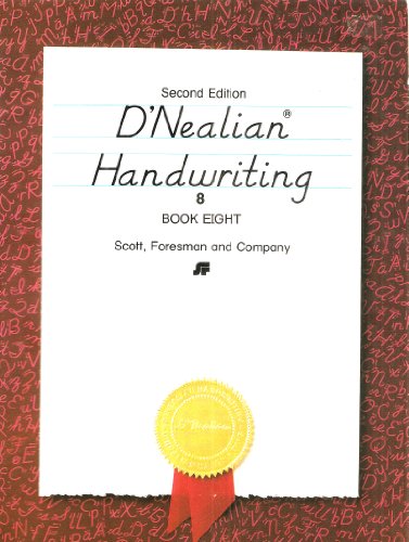 Stock image for D'Nealian Handwriting, Book 8/Grade 8 for sale by Lot O'Books