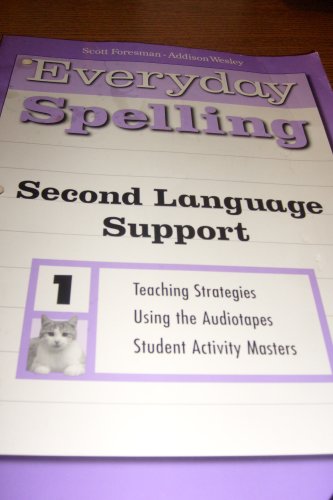 Imagen de archivo de Everyday Spelling Second Language Support a la venta por HPB-Red