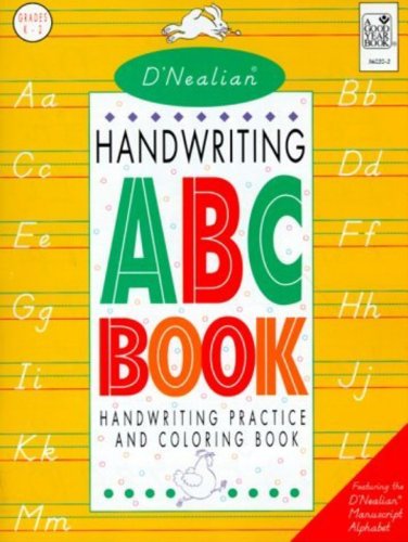 Stock image for D'Nealian Handwriting ABC Book: Handwriting Practice and Coloring Book, Grades K-2 for sale by Idaho Youth Ranch Books