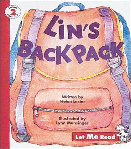 Stock image for Lin's Backpack, Let Me Read Series, Level 2 (Ages 3 to 5) (Let Me Read, Level 2) for sale by Front Cover Books