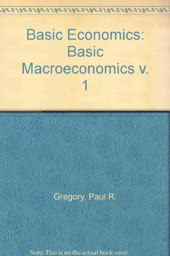 Stock image for Basic MacRoeconomics for sale by HPB-Red