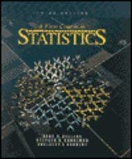 Stock image for A First Course in Statistics for sale by HPB-Red