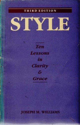Beispielbild fr Style : Ten Lessons in Clarity and Grace zum Verkauf von Better World Books