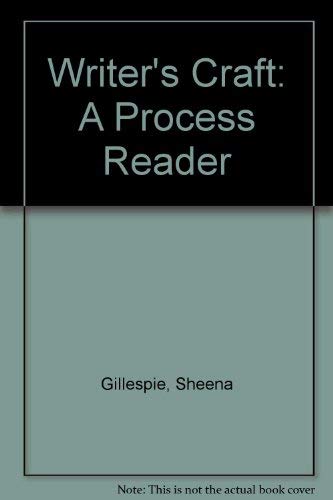Beispielbild fr The Writer's Craft: A Process Reader zum Verkauf von HPB-Red