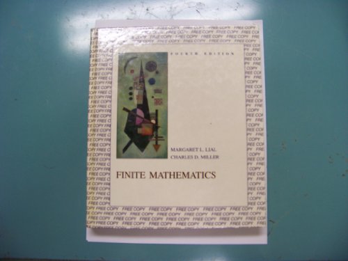 Beispielbild fr Finite mathematics zum Verkauf von Wonder Book