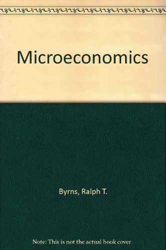 Beispielbild fr Microeconomics zum Verkauf von Reuseabook